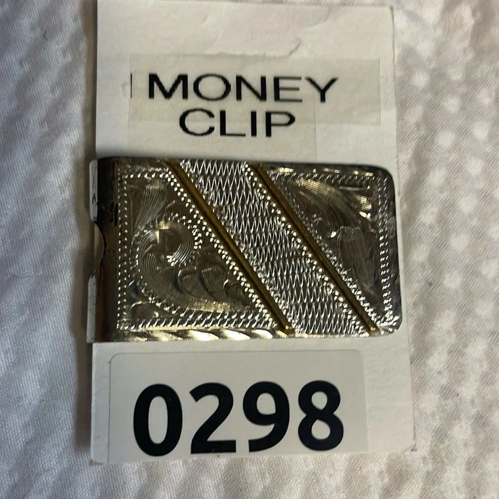 Money clip stamped Mexico